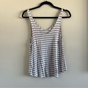 Garage Striped Flowy Tank Top – Size Medium